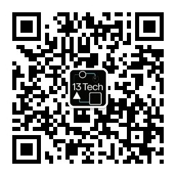 十三Tech 微信公众号二维码